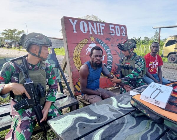 Layanan Kesehatan Gratis TNI Kesatria Mayangkara Dirasakan Manfaatnya oleh Warga Papua