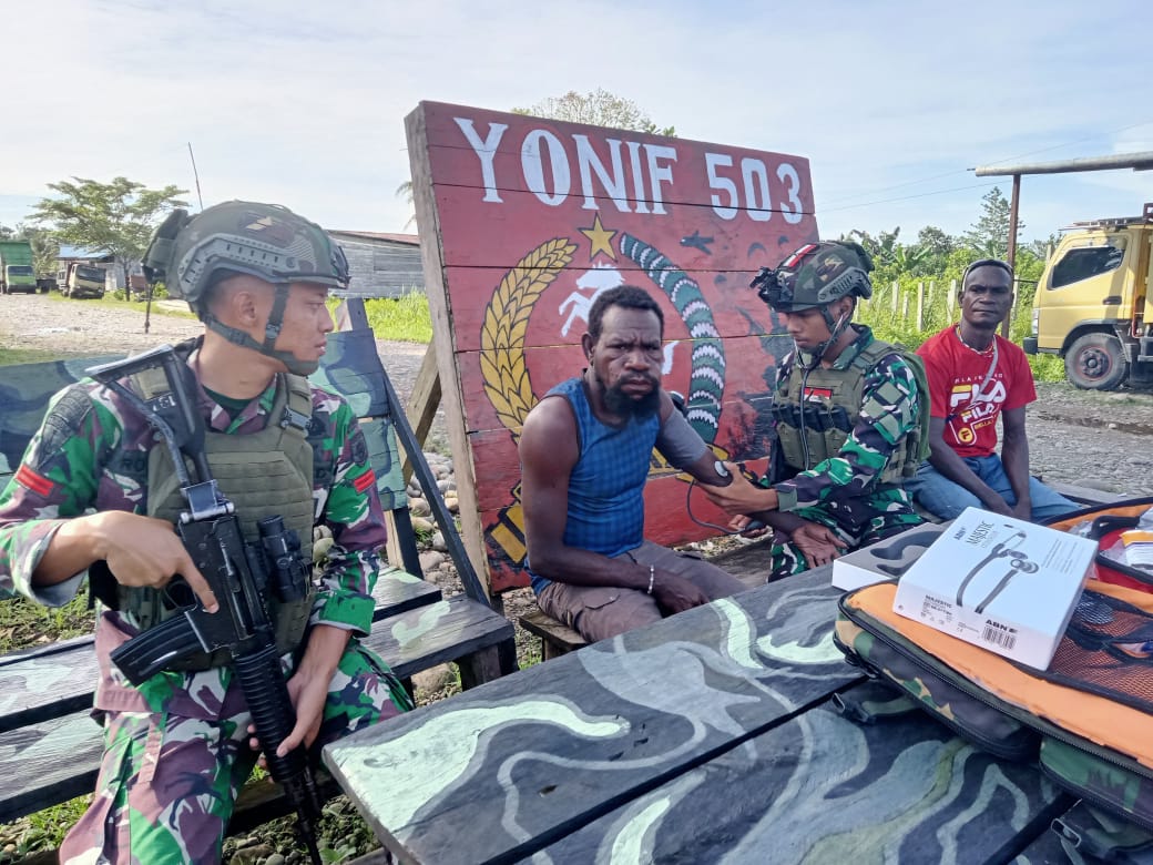 Layanan Kesehatan Gratis TNI Kesatria Mayangkara Dirasakan Manfaatnya oleh Warga Papua