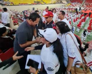 Hendi Hadir Peserta Senam Kormi di GOR Jatidiri Semarang