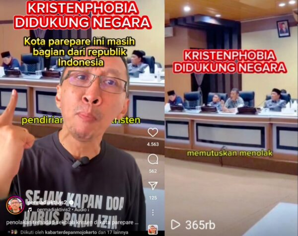Viral, DPRD Parepare Tolak Sekolah Kristen Gamaliel, Abu Janda : Kristenphobia Didukung Negara?