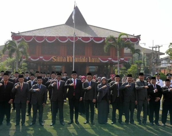 44 Pejabat Administrator dan Pengawas di Kota Mojokerto Dilantik, Inilah Daftar Lengkap Namanya