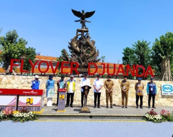 Jokowi Resmikan Flyover Djuanda di Sidoarjo Senilai Rp 363 Miliar