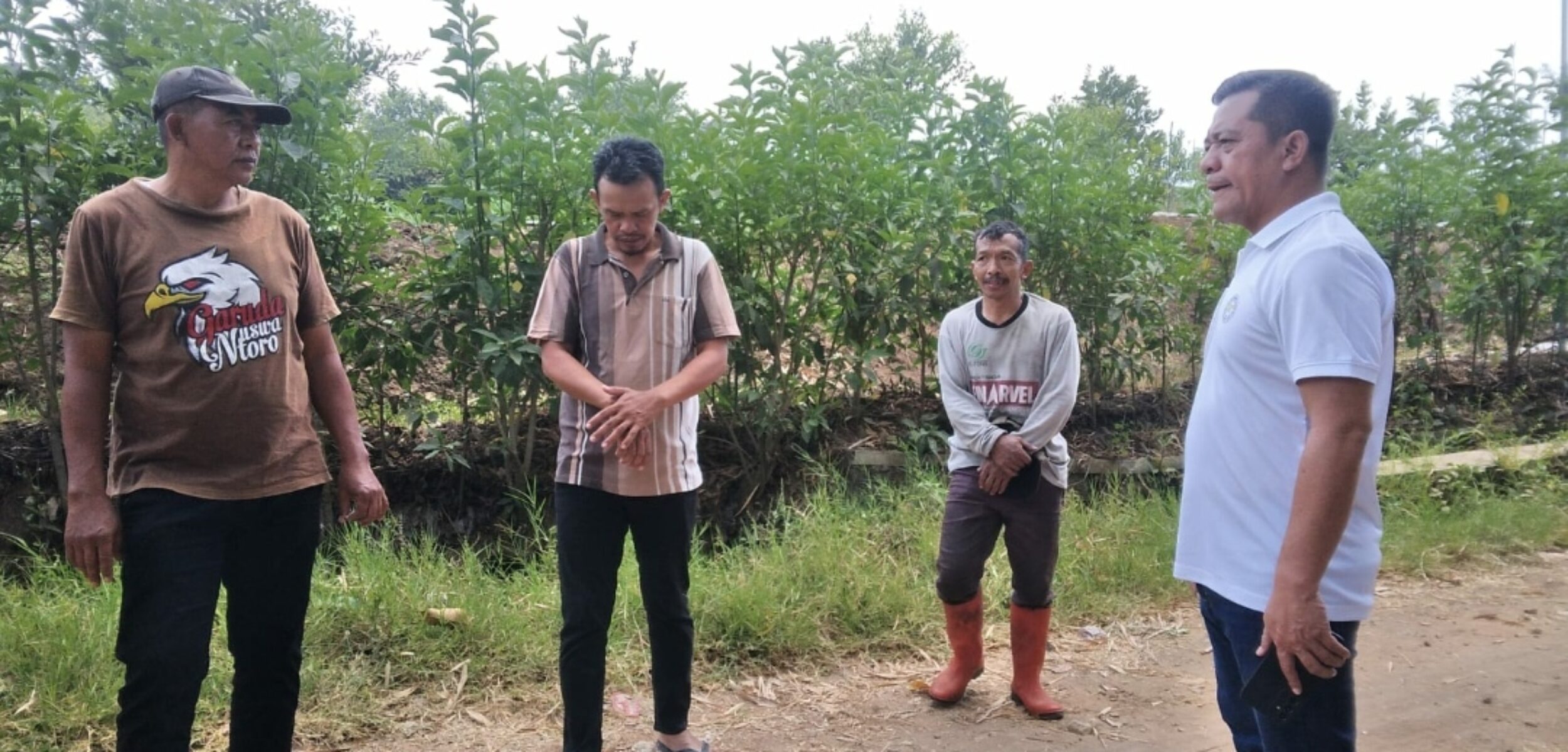 Serap Aspirasi Masyarakat, Calon Wakil Wali Kota Batu Ini Bakal Bangun Akses Jalan untuk Petani