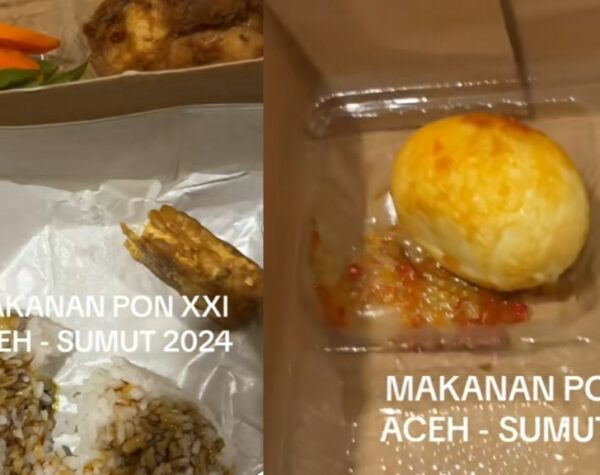 Viral di Medsos, Makanan Atlet PON XXI Aceh-Sumut Dianggap Tidak Layak