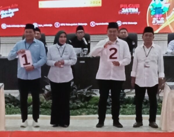Pilkada 2024 di Sidoarjo: BAIK Nomor Urut 1, SAE Nomor Urut 2