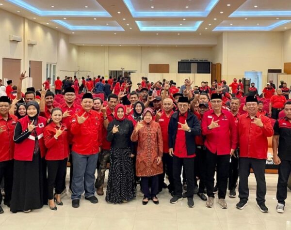 Panasi Mesin, DPC PDIP Kota Mojokerto Gelar Rakercabsus Menangkan Ning Ita-Cak Sandi