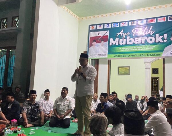Calon Wakil Bupati Mojokerto Rizal Kampanye di Pacet, Janjikan Program Bedah Rumah