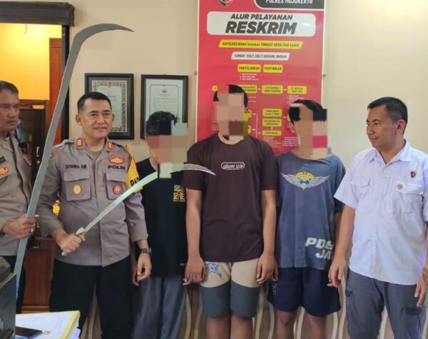 Resahkan Masyarakat, 3 Remaja Anggota Gangster Majakartans Dibekuk Polisi