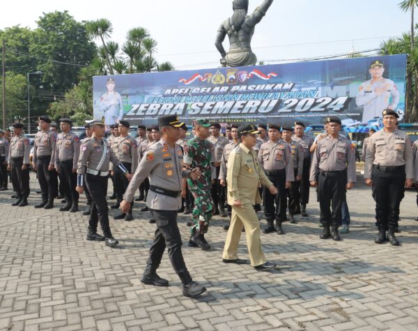 Jelang Pelantikan Presiden, Polres Mojokerto Gelar Apel Pasukan Semeru 2024