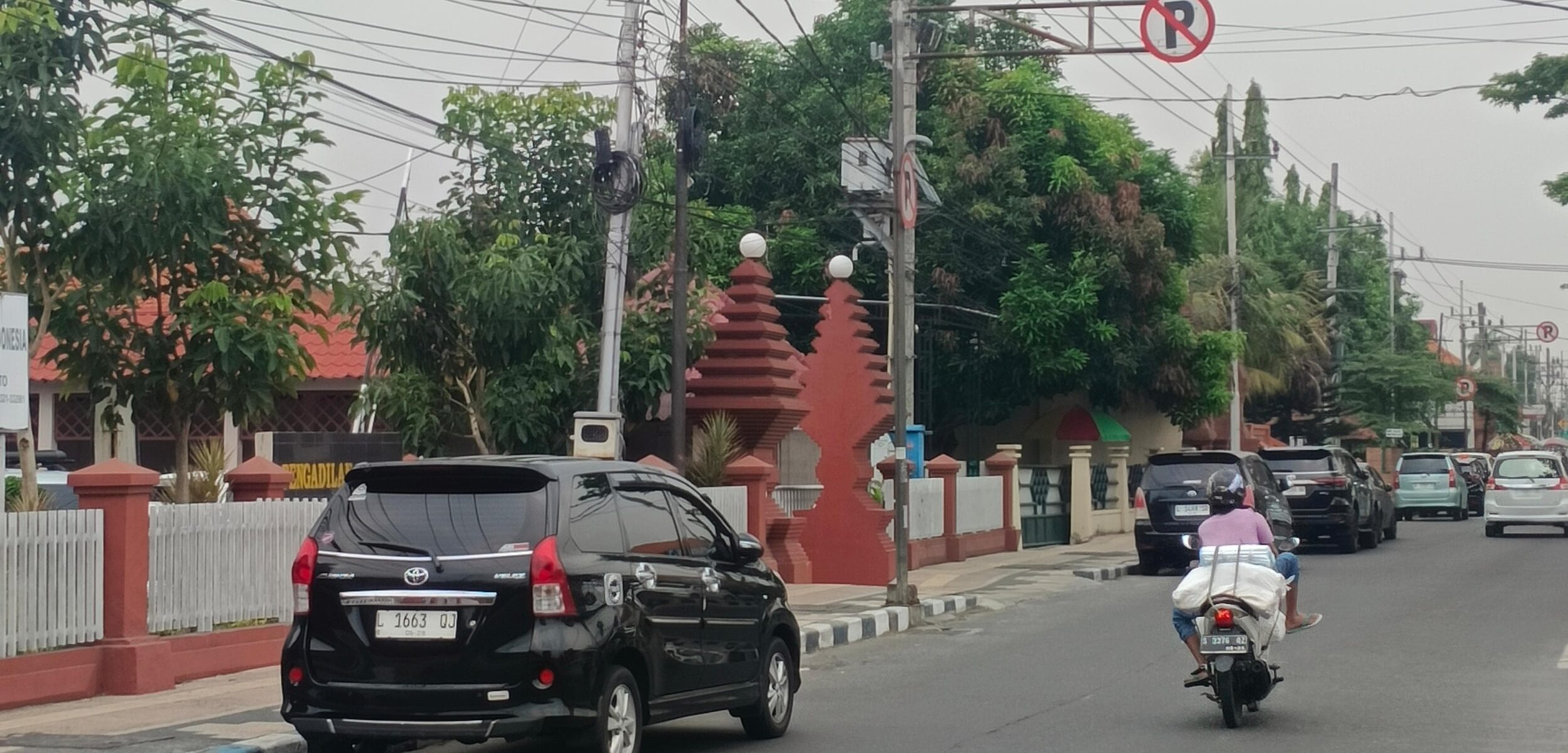 Kondisi Tempat Parkir MPP pada Rabu (23/10/2024) siang ini, (Firda / Riris, Kabarterdepan.com)