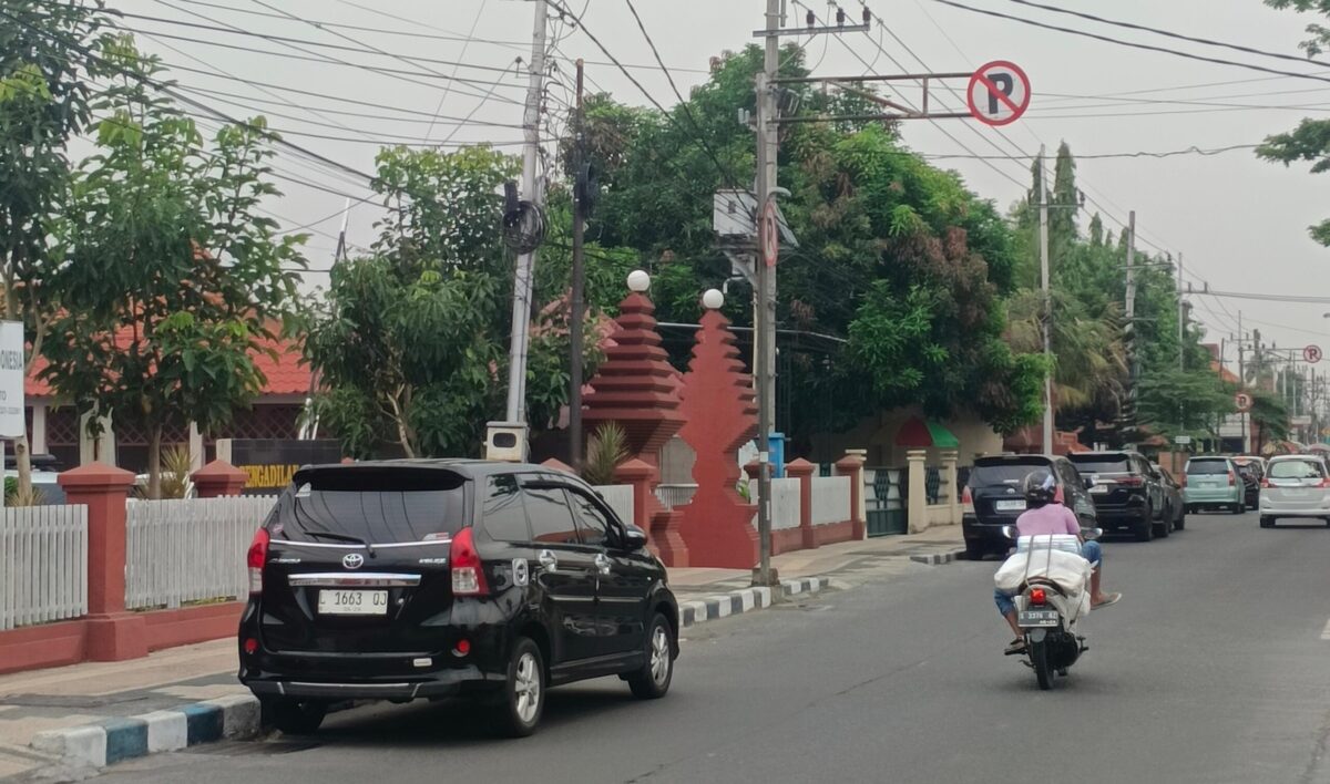 Kondisi Tempat Parkir MPP pada Rabu (23/10/2024) siang ini, (Firda / Riris, Kabarterdepan.com)
