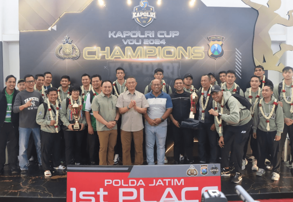 Tim Voli Putra Polda Jatim Juara Kapolri Cup 2024, Kapolda: Kado untuk HUT Ke-79 Jawa Timur