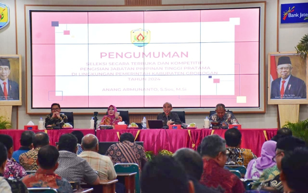 4 Posisi Kepala Dinas Kosong, Pemkab Grobogan Buka Seleksi Terbuka