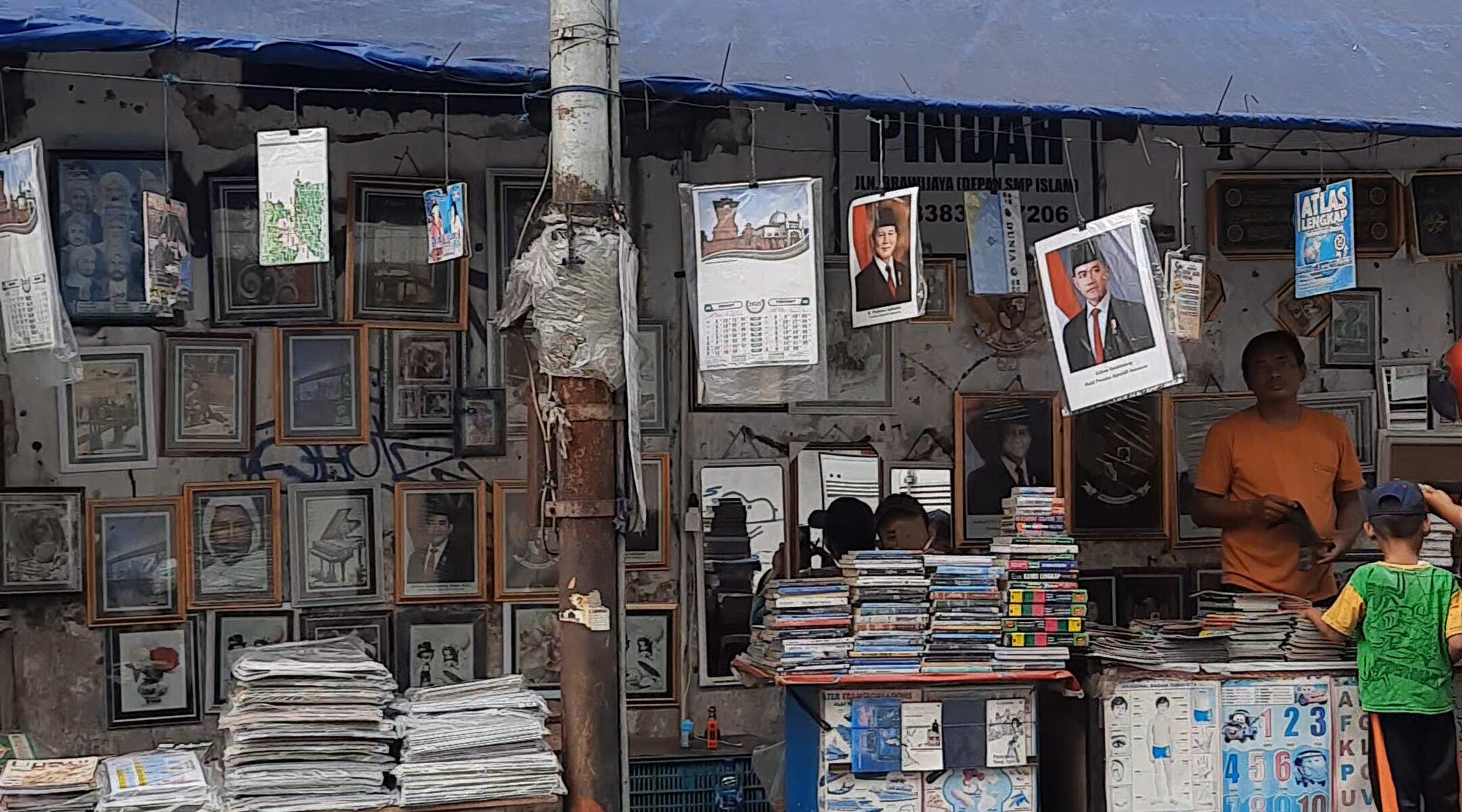 Foto Prabowo-Gibran Hiasi Pojok Jalan Niaga Kota Mojokerto