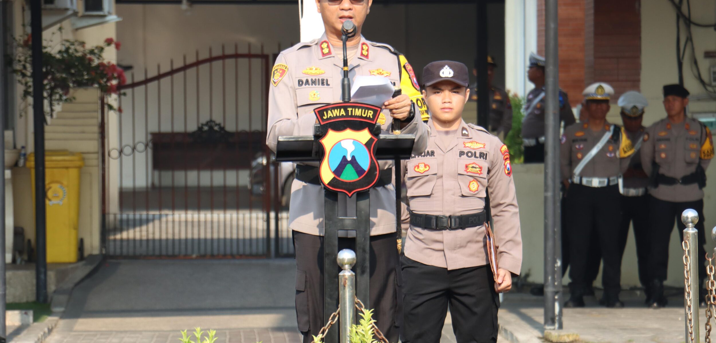 Cipta Kondisi Jelang Pelantikan Presiden, Polres Mojokerto Kota Gelar Apel Ops Zebra Semeru 2024