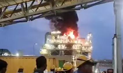 Smelter Gresik Kebakaran, Terjadi Ledakan Hebat