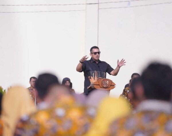 Apel Bersama Pemkot Mojokerto, Mas Pj: Kawal Pesta Demokrasi Secara Tuntas dan Berintegritas