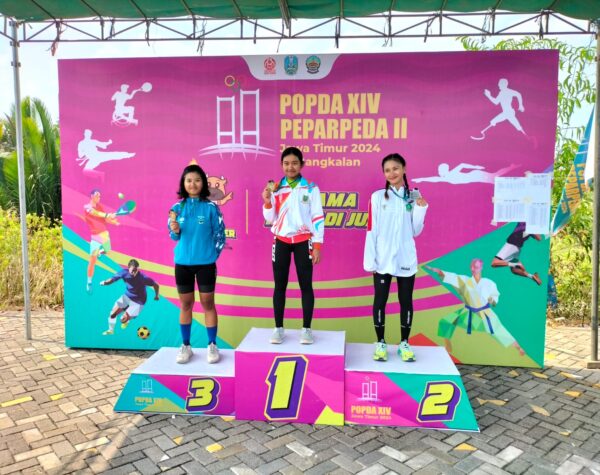 Atlet Balap Sepeda Putri Sumbang Emas Pertama bagi Kota Mojokerto di POPDA XIV Jatim