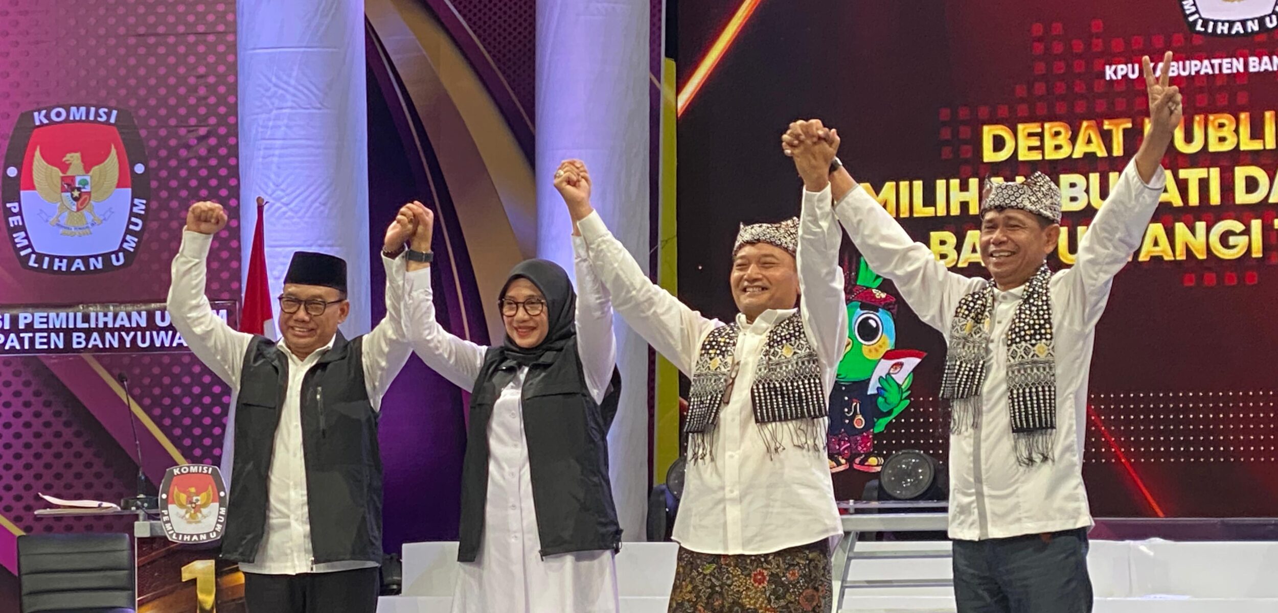 Debat Kedua Pilkada BanyuwangI, Paslon Unjuk Gagasan Menangani Masalah Daerah