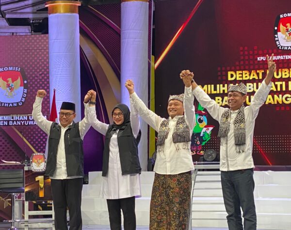 Debat Kedua Pilkada BanyuwangI, Paslon Unjuk Gagasan Menangani Masalah Daerah