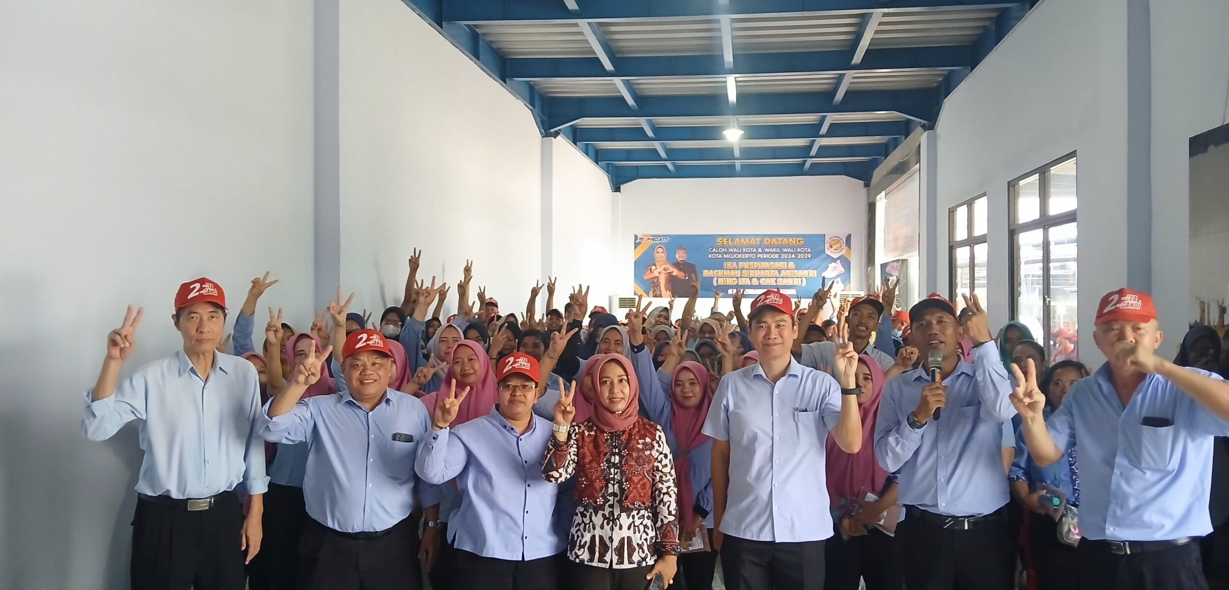 Kunjungi PT Intidragon Suryatama, Ning Ita Gelorakan Jilid 2 Pimpin Kota Mojokerto