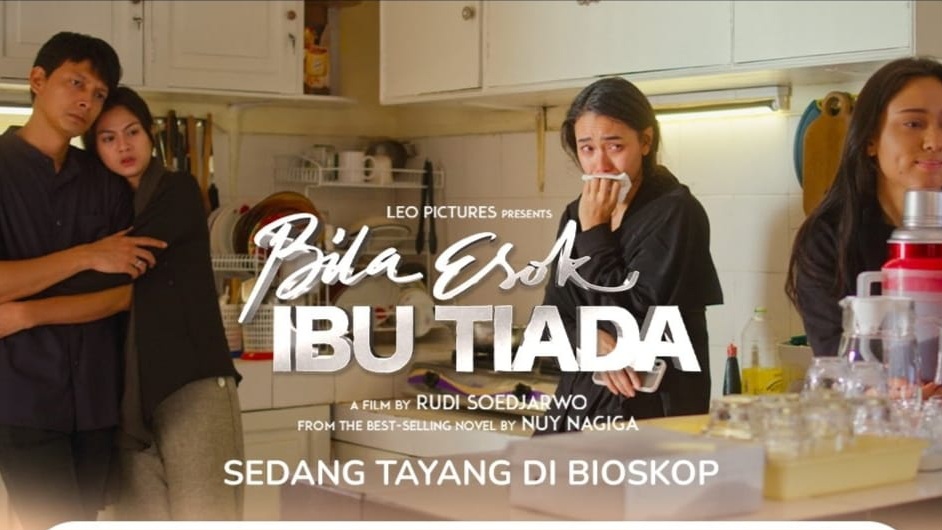 Poster film 'Bila Esok Ibu Tiada' yang saat ini sedang tayang dan menjadi sorotan banyak publik. (@realfedinuril / Kabarterdepan.com)