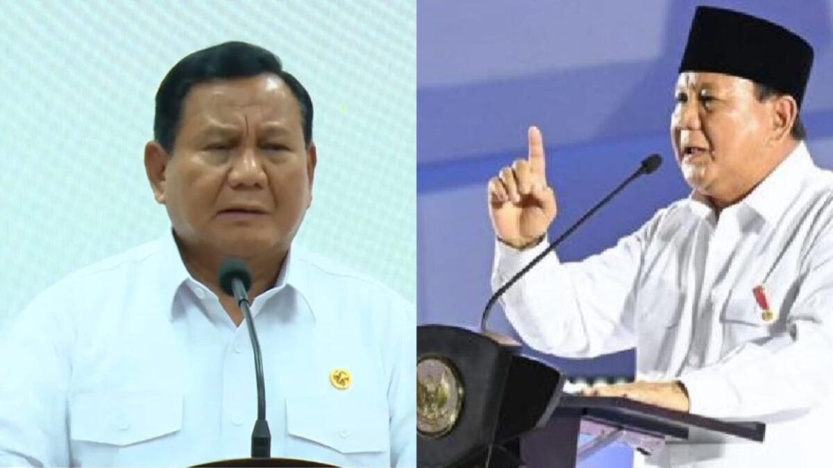 Potret bapak Presiden RI Prabowo Subianto saat memberi keputusan upah minimum 2025 naik. (Redaksi / Kabarterdepan.com)