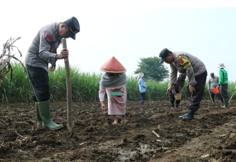 Program Percepatan Swasembada Pangan Direspon Polresta Malang Kota