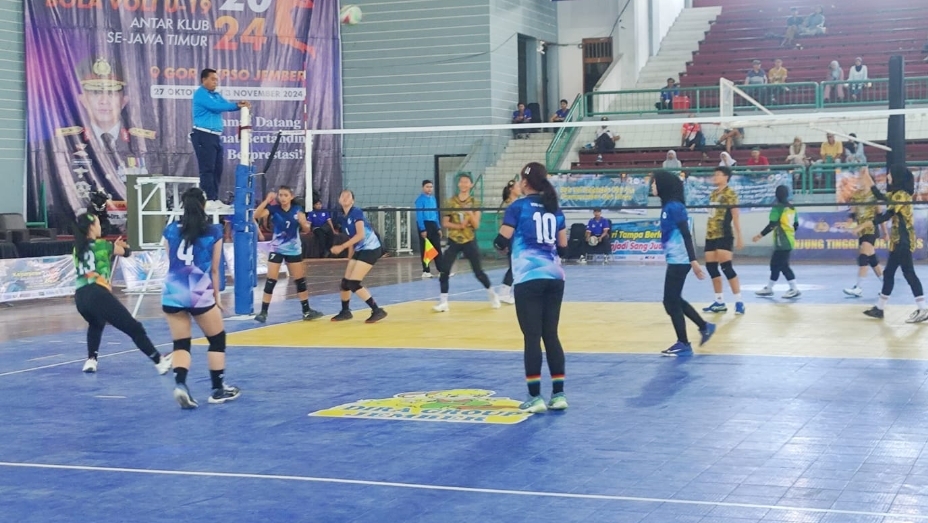Kejurprov Bola Voli di Jember: Final Putri Jenggolo Sidoarjo Bertemu Petrokimia, Putra BBV Surabaya Vs Indomaret