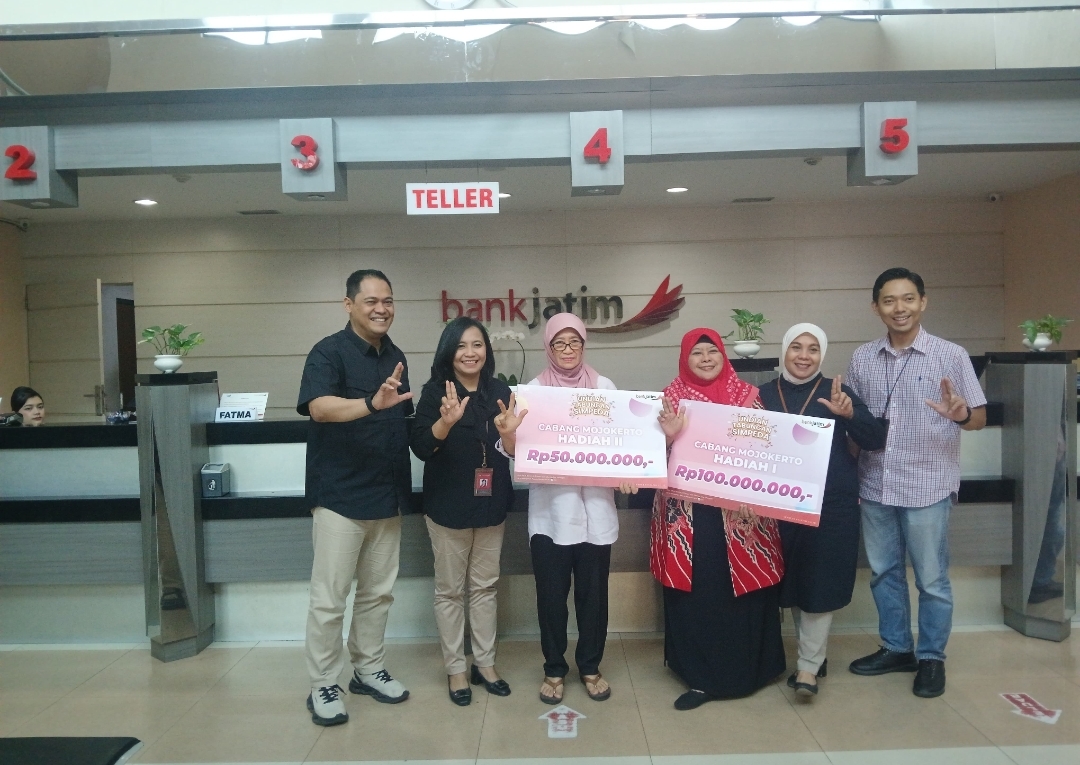 Wow! Bank Jatim Mojokerto Bagi-bagi Hadiah Ratusan Juta Rupiah untuk Nasabah Simpeda