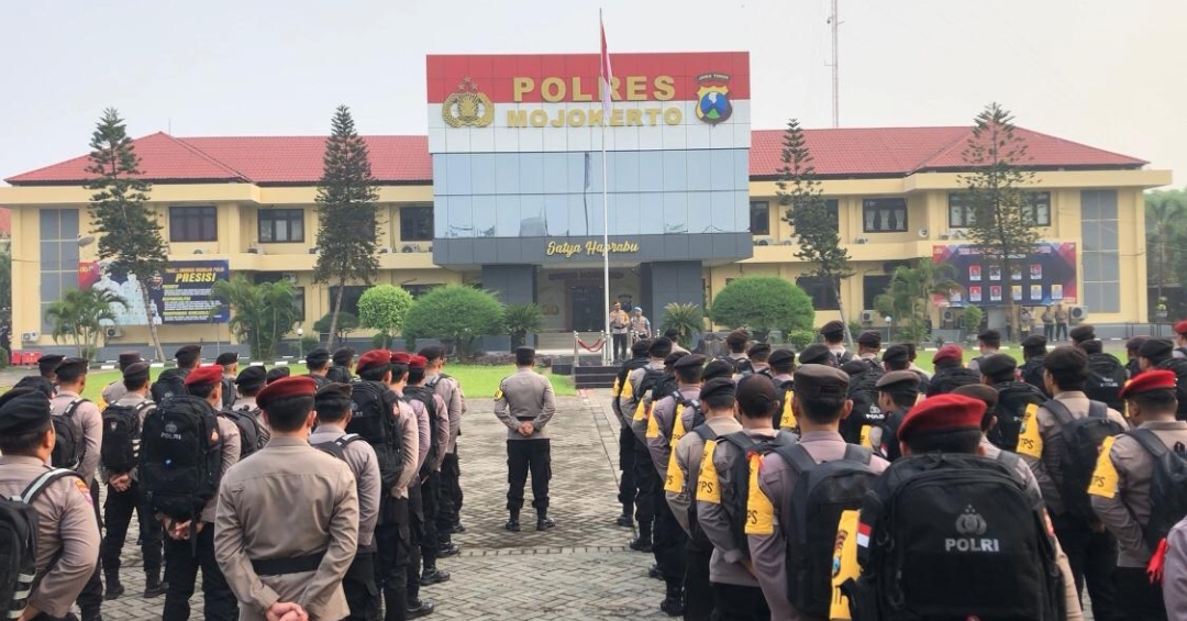 620 Personel Polres Mojokerto Disiapkan Amankan TPS dalam Pilkada 2024