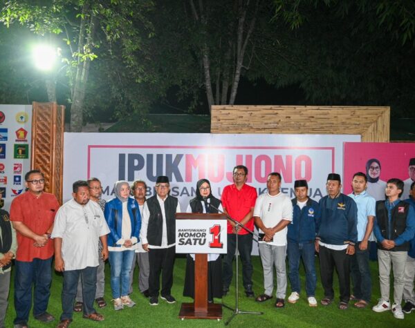 Ipuk-Mujiono Imbau Tak Ada Lagi Kubu 01 dan 02: Bersatu Kembali Bangun Banyuwangi