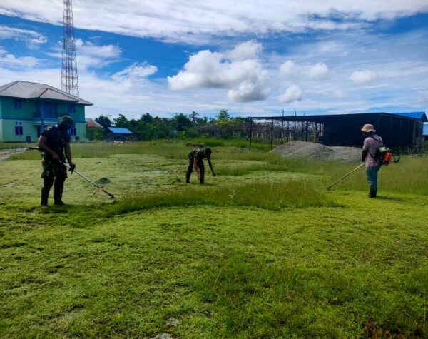 Peduli Lingkungan, Kesatria Mayangkara Kompak Jaga Kebersihan