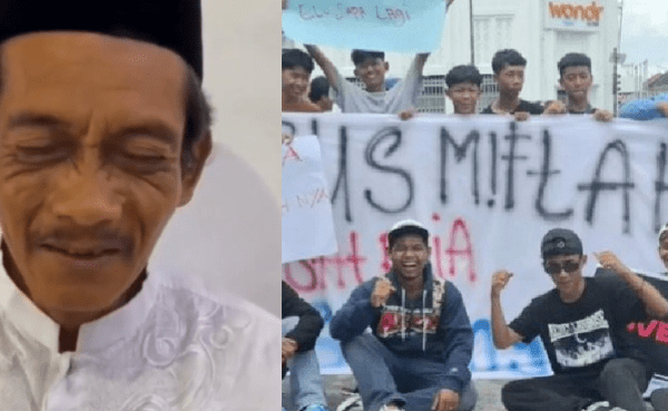 Aliansi Santri Jalanan Gelar Aksi Tolak Pengunduran Diri Gus Miftah, Sunhaji Ikut Bersuara