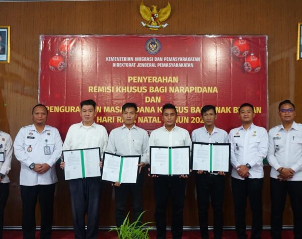 Pemberian Remisi Natal 2024, Hadiah Istimewa Bagi Warga Binaan Lapas Mojokerto