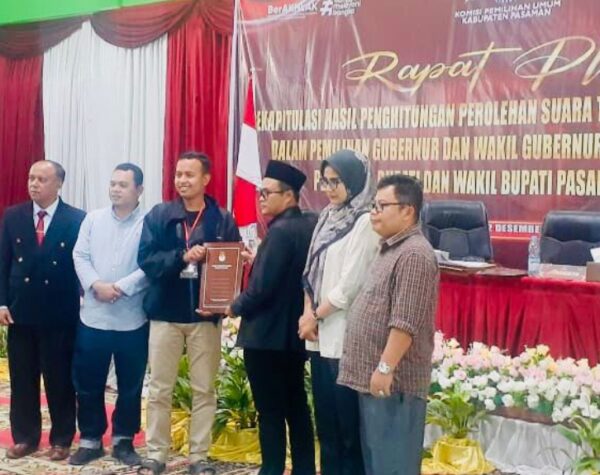 Sempat Alot, KPU Tetapkan Welly-Anggit Pemenang Pilkada Pasaman
