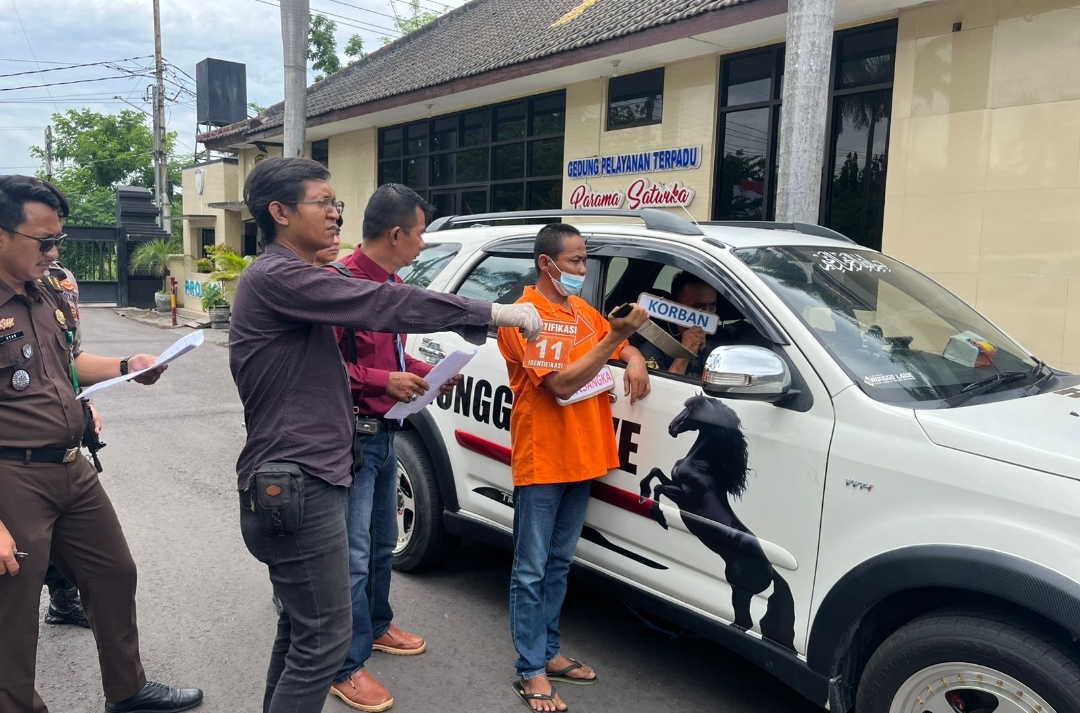 Kasus Pembunuhan di Desa Ketandan Nganjuk, 20 Adegan Diperagakan Tersangka
