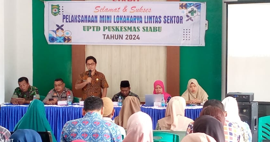 Mini Lokakarya Lintas Sektoral Digelar UPTD Puskesmas Siabu Madina, Gaji Kader Posyandu Akna Diseragamkan
