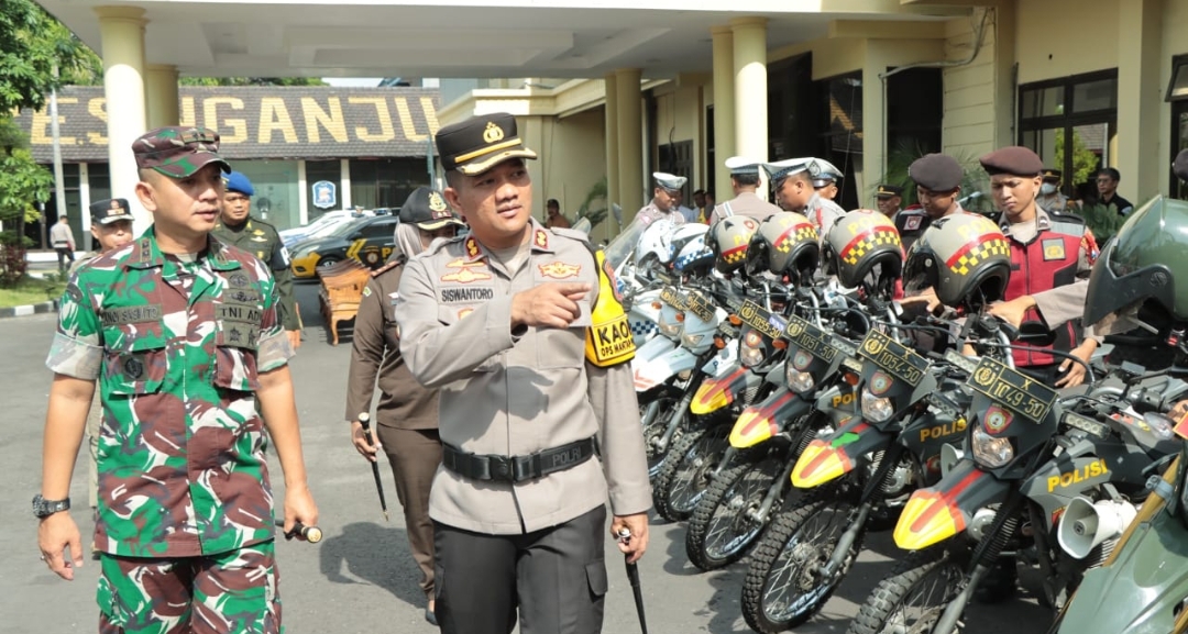 Operasi Lilin Semeru 2024, Polres Nganjuk Siap Amankan Nataru