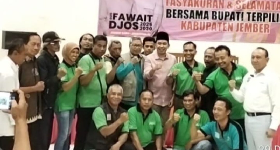Hadiri Tasyakuran Relawan, Bupati Jember Terpilih Sebut Tidak Harus Menunggu 100 Hari