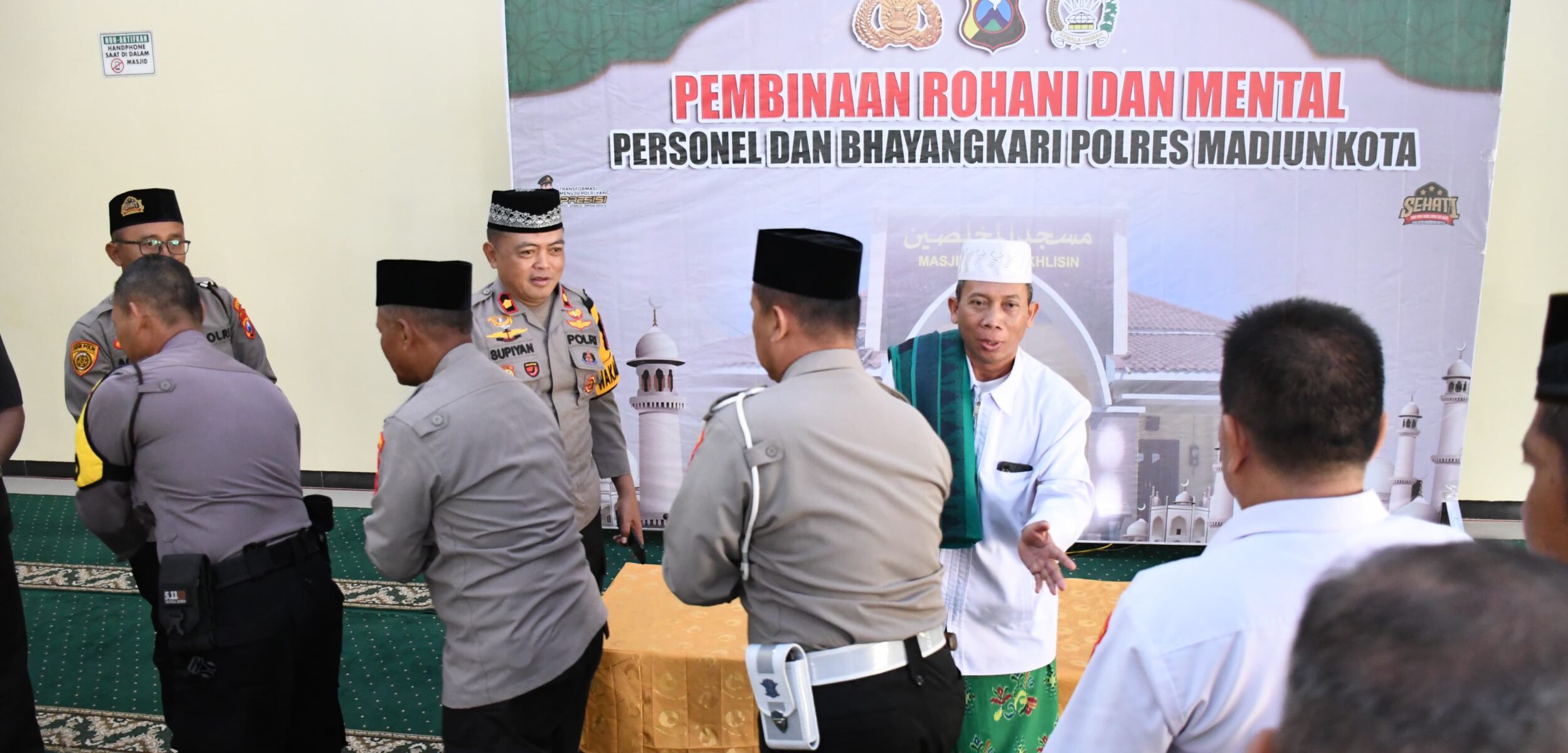 Pasca Pilkada 2024, Polres Madiun Kota Gelar Pengajian Upaya Cooling System