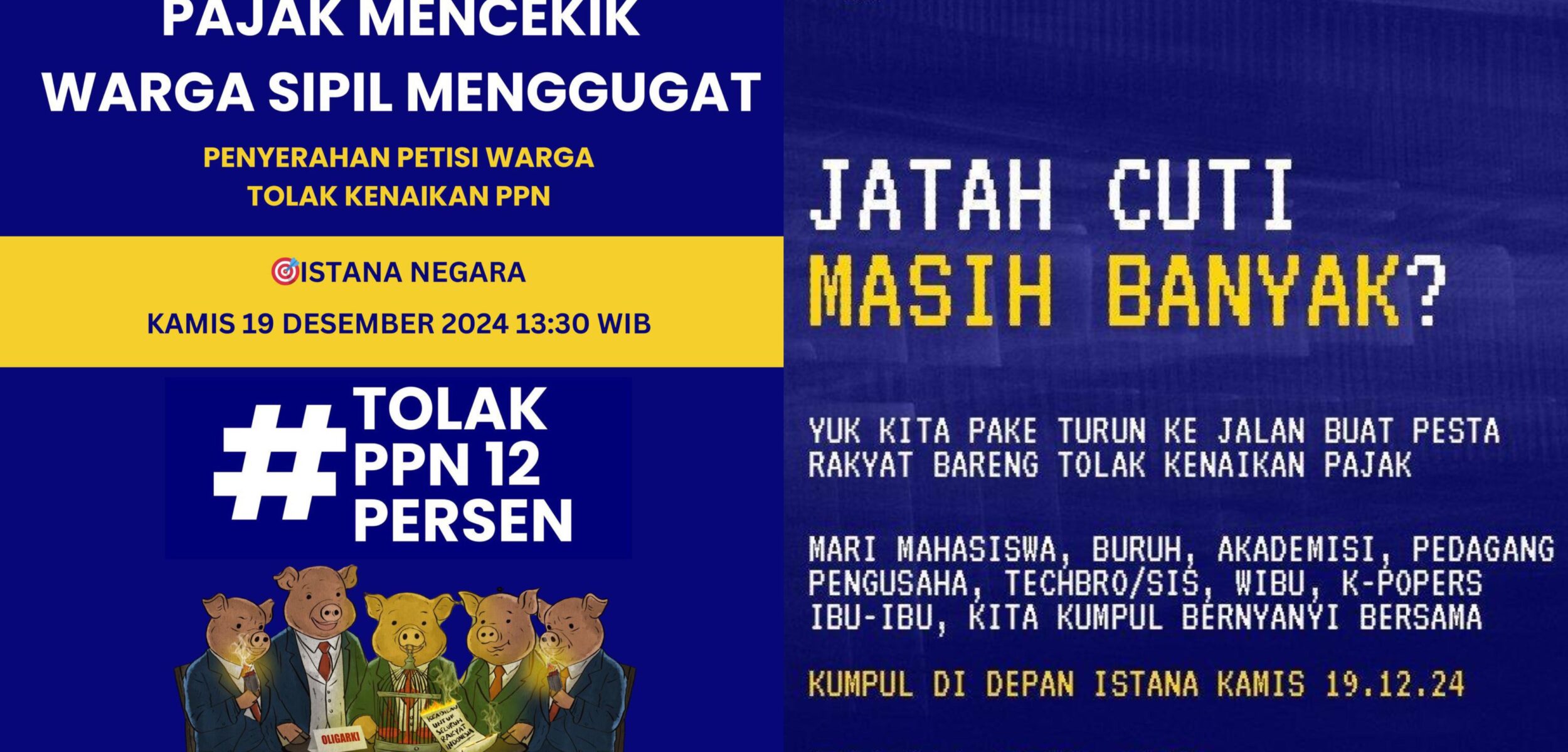 Tolak PPN 12 Persen, Mahasiswa hingga K-Popers Bakal Demo di Depan Istana Hari Ini