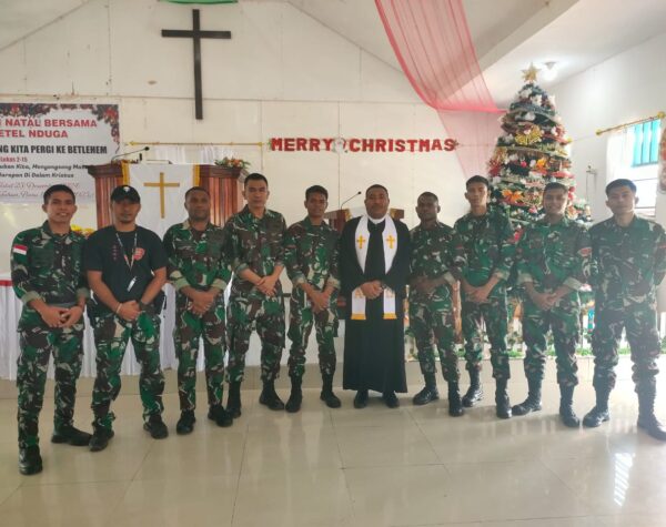 Ibadah Hari Raya Natal Bersama Warga Papua, Momen Cinta Kasih Damai Kesatria Mayangkara