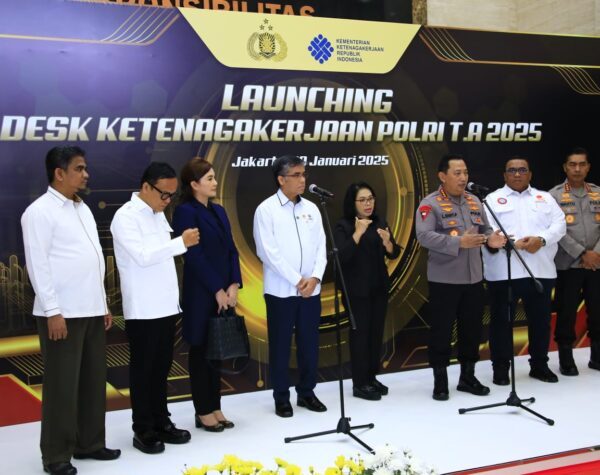 Kapolri Resmikan Desk Ketenagakerjaan untuk Penyelesaian Sengketa Industri dan Perlindungan Pekerja