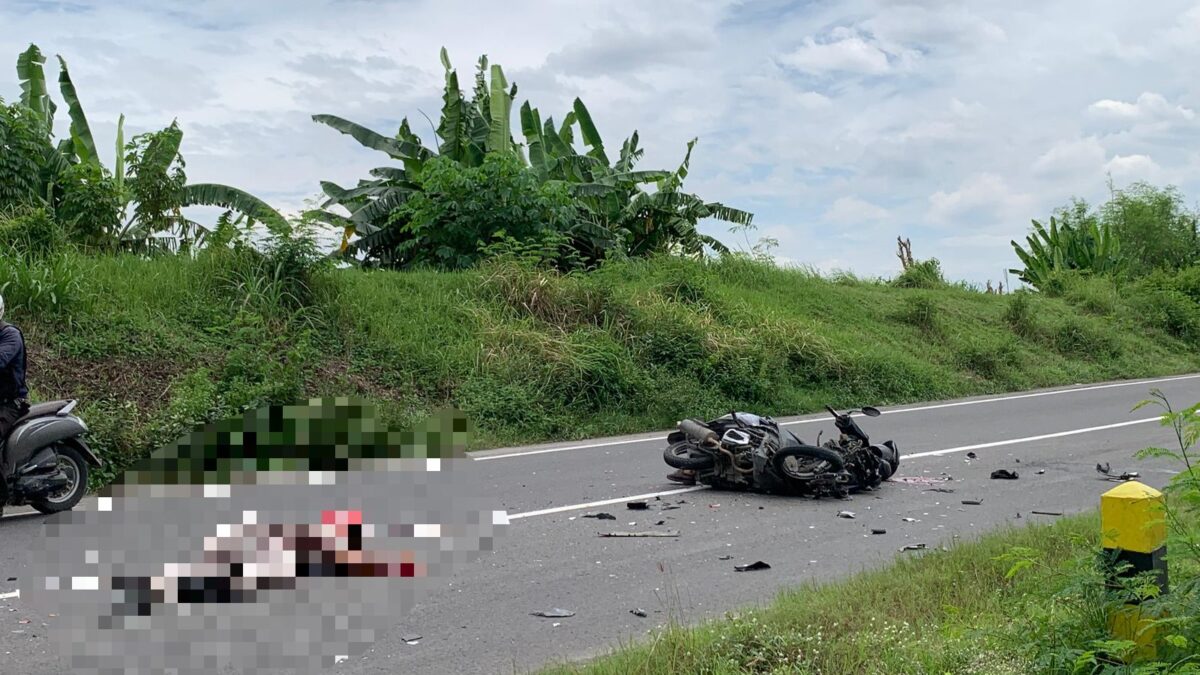 Tragis! Pengendara Motor Diduga Tewas Setelah Adu Banteng dengan Truk di Jalan Betro