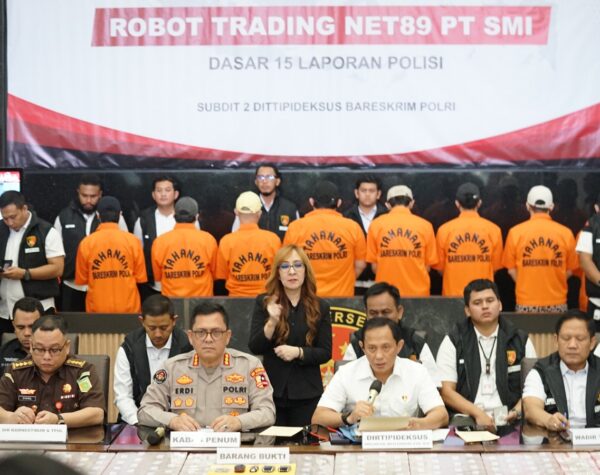 Dittipideksus Bareskrim Polri Sita Miliaran Rupiah dan Aset dari Kasus Penipuan Net89
