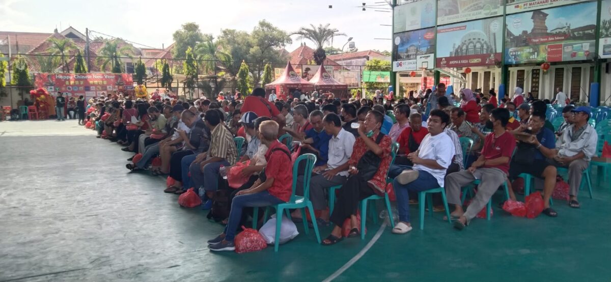 1.600 masyarakat Tionghoa menerima angpao dalam Peduli Imlek 2025, Sabtu (18/1/2025) (Innka Kabarterdepan.com) 