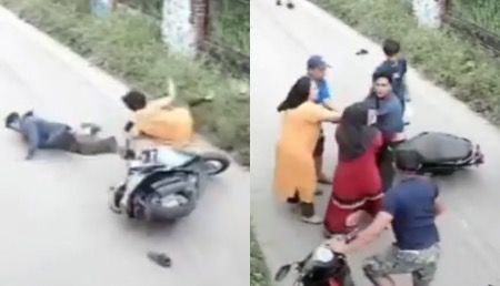 Halangi Maling hingga Tertabrak, Ibu Pemilik Warung di Bogor Gagalkan Pencurian Gas Elpiji