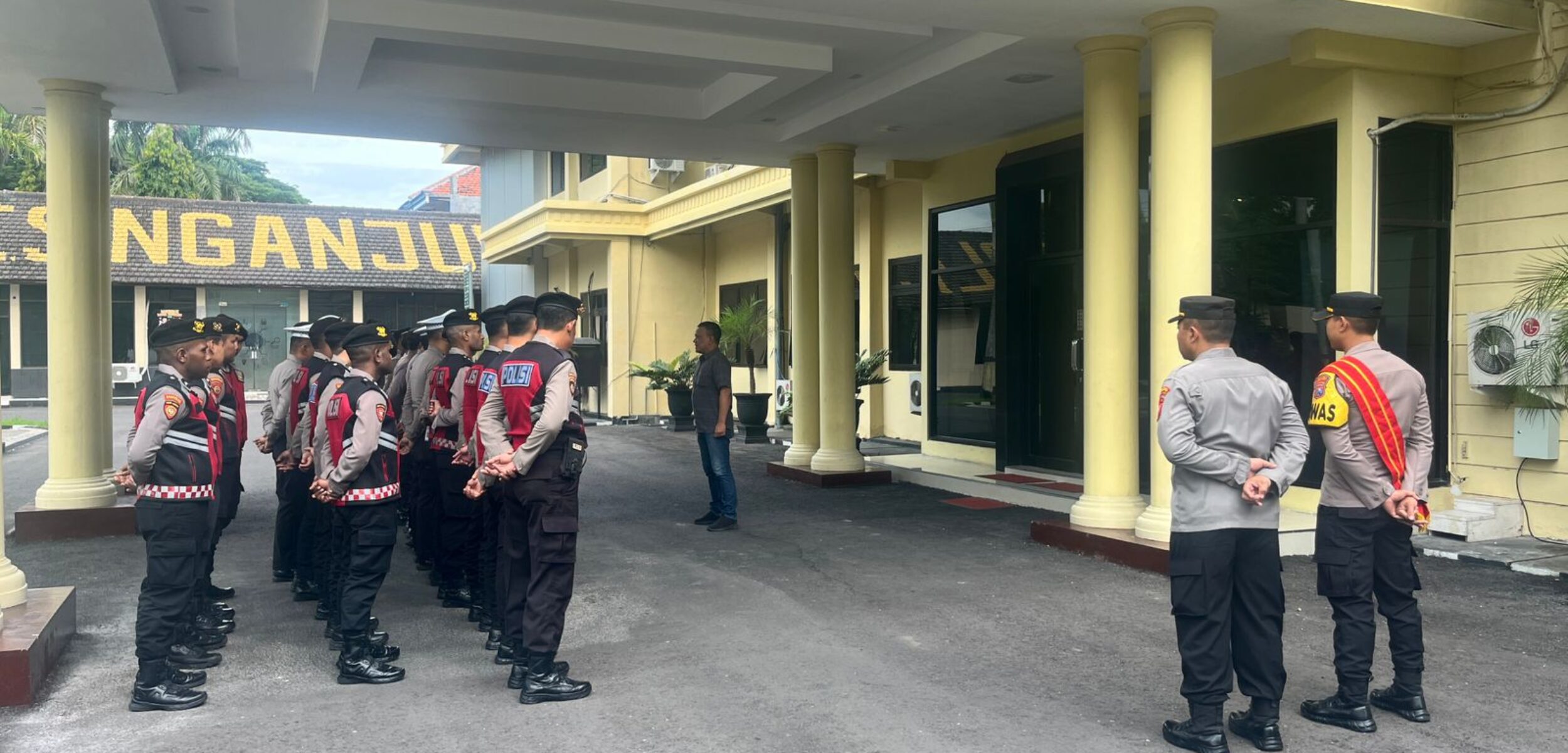 Polres Nganjuk Siapkan Ratusan Personel Amankan Long Weekend dan Cuti Bersama Imlek 2025