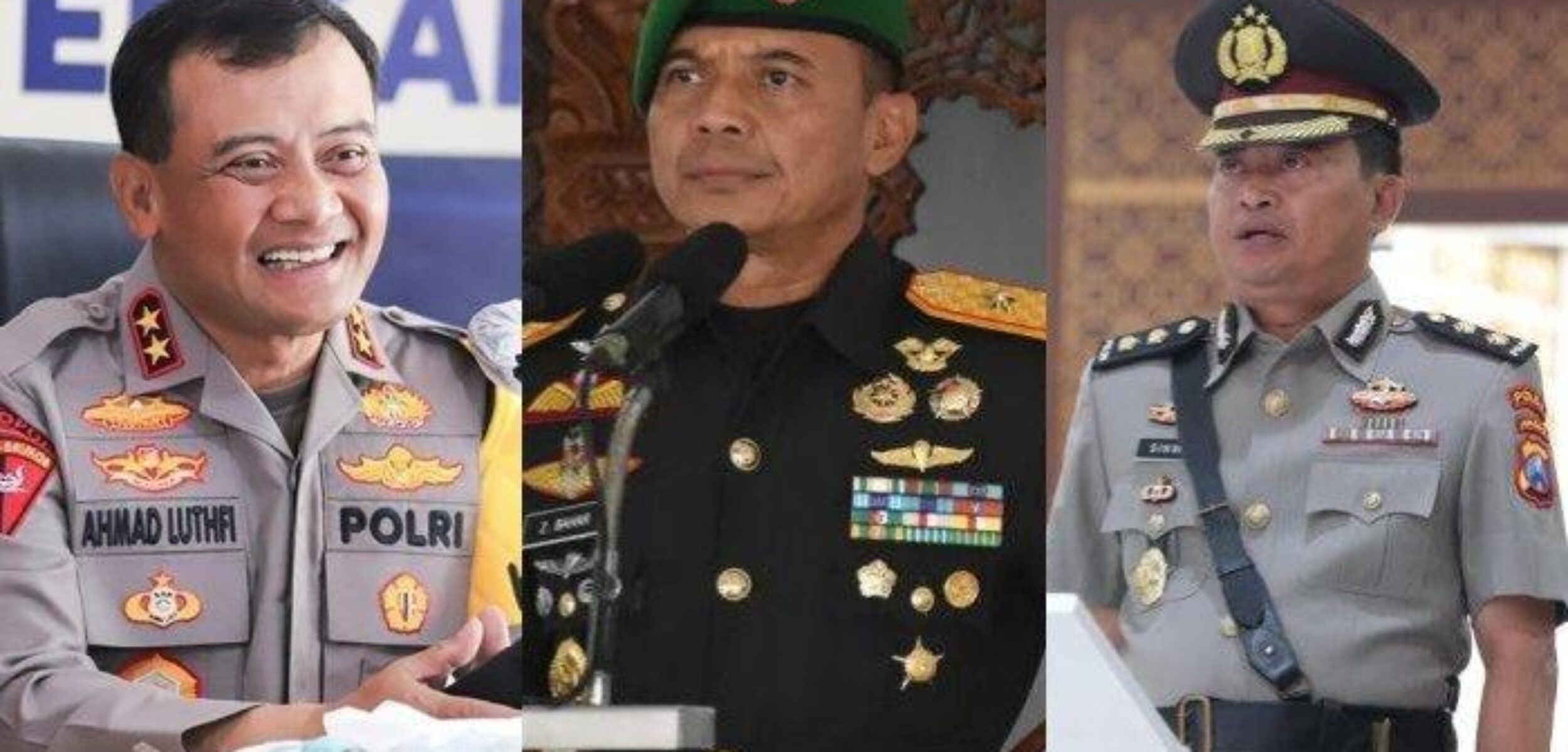 Komjen Ahmad Luthfi Brigjen Zainul Bahar dan AKBP M Sinwan 567